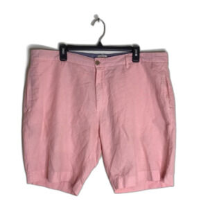 Faherty mens lightweight linen cotton casual chino shorts size 40